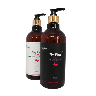 YouMe Shampoo & Boby Cleanser Set (각 500ml) 15% 할인가 판매